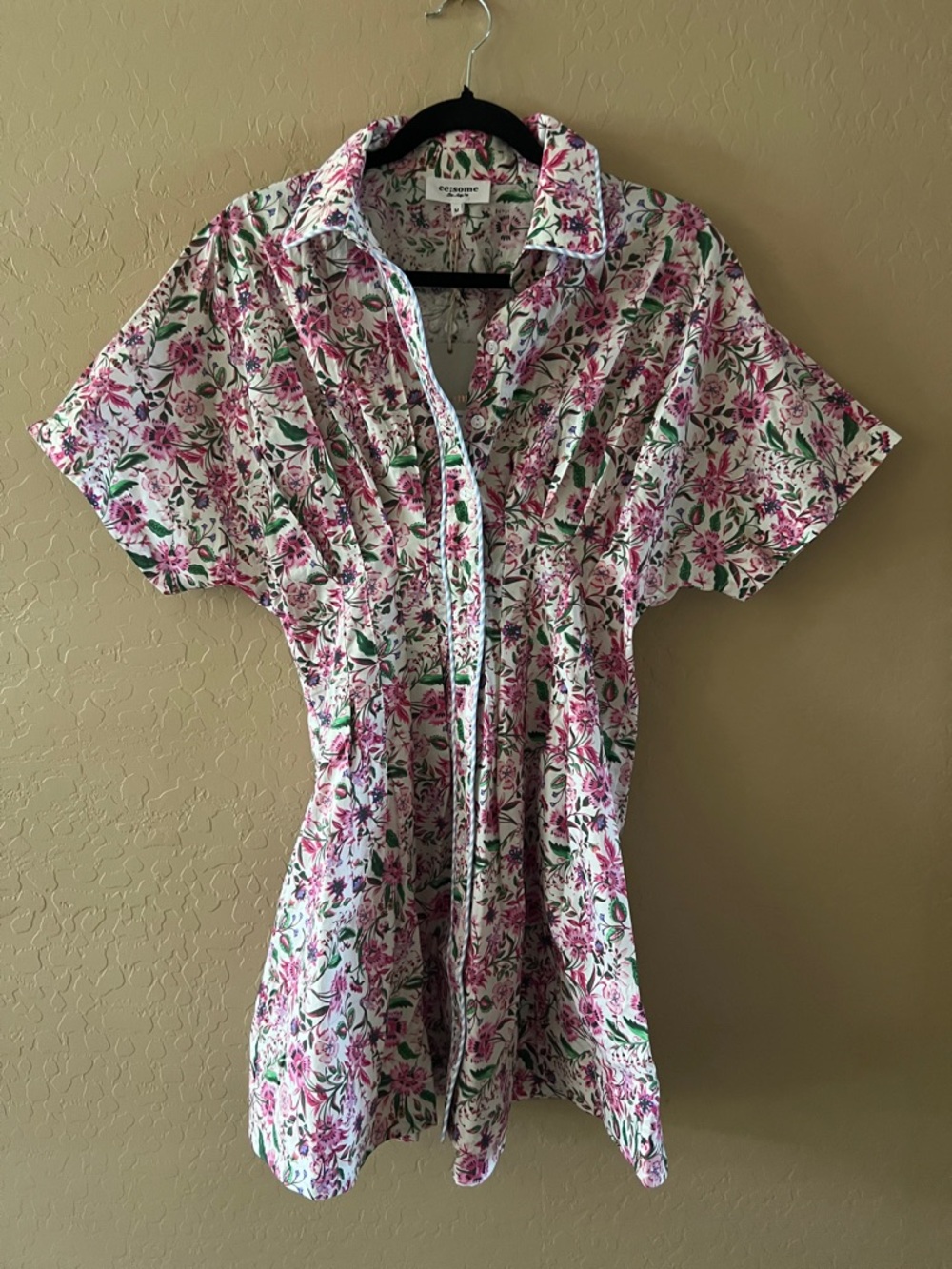 Floral button dress